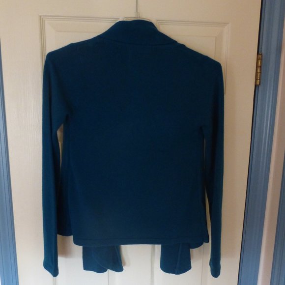 Energie Women's Teal Long Sleeve Open Front Cardigan M - Picture 2 of 4
